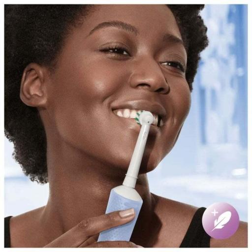 Cepillo Eléctrico Oral B Vitality Pro + Recambio - Temporizador, 3 Modos, 2 Cabezales, Azul [2]