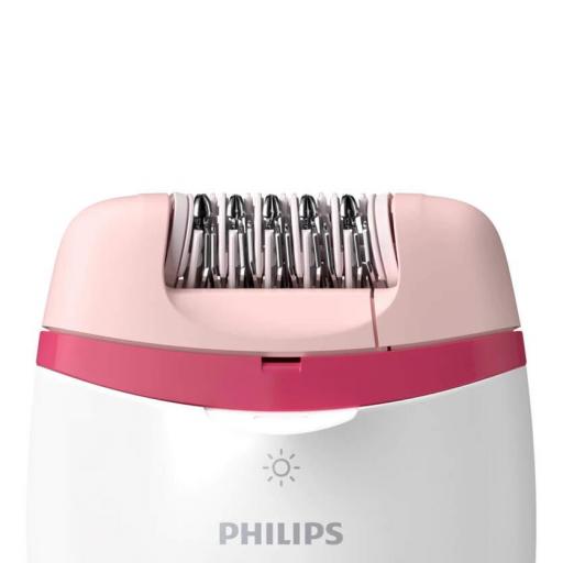 Depiladora Philips  - Cabezal Zonas Sensibles, 2 Velocidades, Rosa, Blanco [2]
