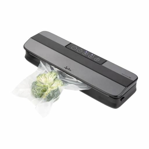  Envasadora al Vacio jata Funciona con Bolsas y Rollos. Maquina vacio Alimentos y Recipientes. Sellado: 7 segundos. Capacidad de la bomba: 4 L/min. Incluye 5 bolsas [3]