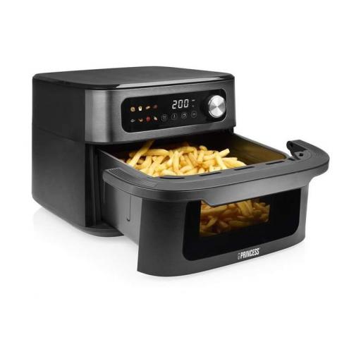 Freidora de Aire Princess 182480 Maxi Crisp - 10 litros, 8 programas, 200ºC, temporizador digital [1]