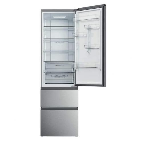 Frigorífico Combi Haier - 205 x 60 cm, Clase E, 414 litros, No Frost, Inox [3]
