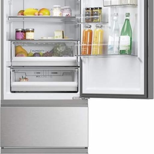 Frigorífico combi - HAIER , No Frost, No frost, Altura 1850 mm, Capacidad 360 l, Inox [3]
