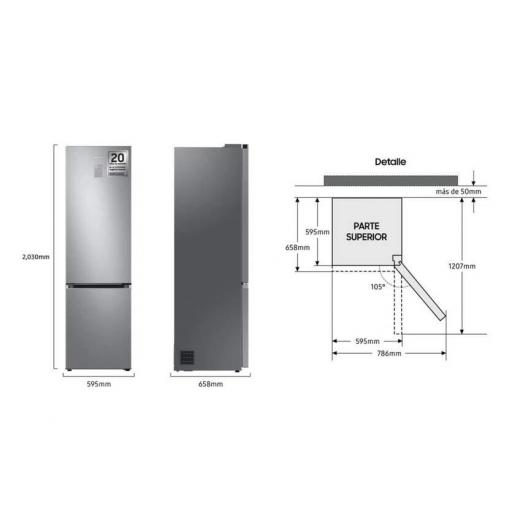 Frigorífico Samsung  - Clase C, 203cm, SpaceMax, NoFrost, Inverter, WiFi [1]