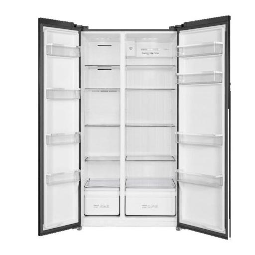 Frigorífico Americano TCL No Frost177x92, Silver Inox, E, Display, Inverter [1]