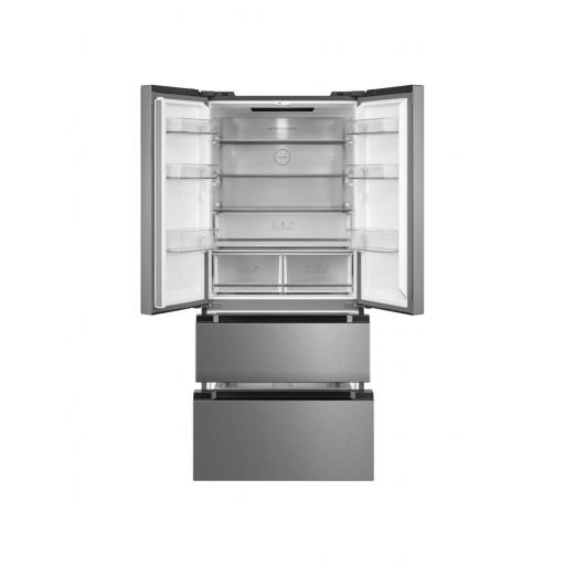 Frigorífico francés  JOHNSON 190x84 cm 2 puertas 2 cajones E Inox [1]