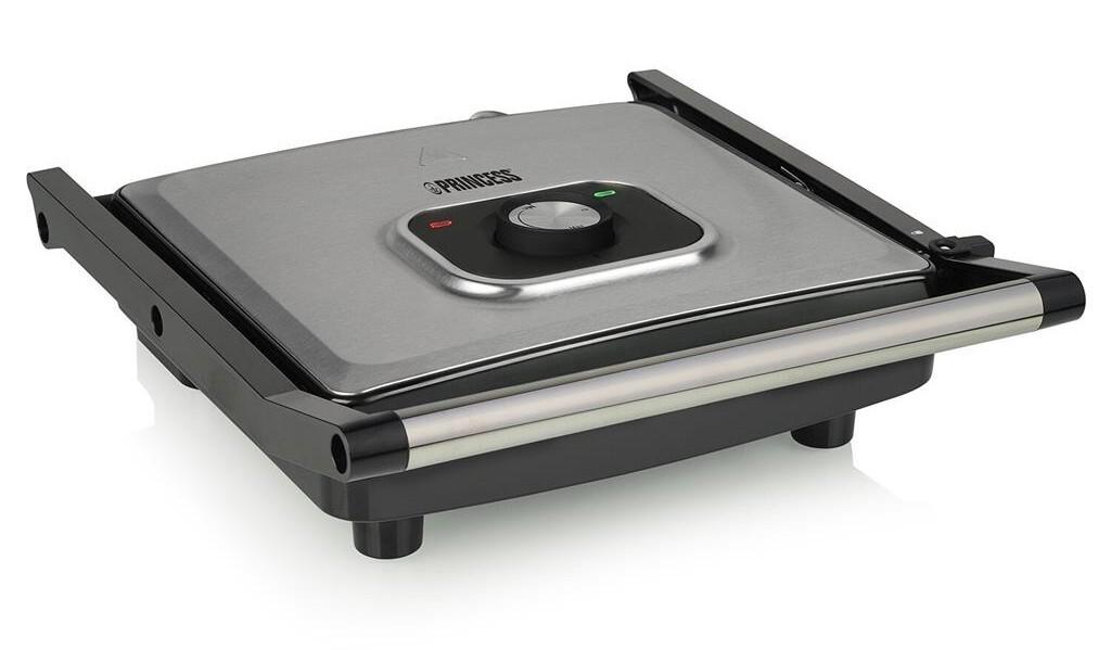 Parrilla Princess - 30 x 26 cm, 2000W, termostato regulable
