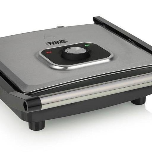 Parrilla Princess - 30 x 26 cm, 2000W, termostato regulable