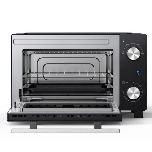 Horno de sobremesa Artica FLOWBAKE - 10L 800W, Temporizador, Puerta Doble Cristal [1]