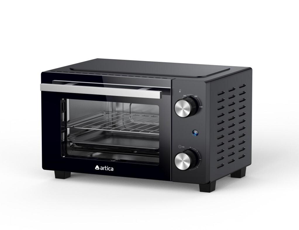 Horno de sobremesa Artica FLOWBAKE - 10L 800W, Temporizador, Puerta Doble Cristal