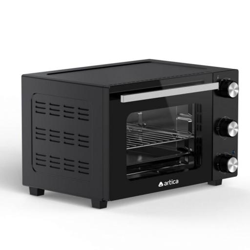 Horno de sobremesa Artica FLOWBAKE - 22L 1300W, 3 Modos, Temporizador, Puerta Doble Cristal [0]