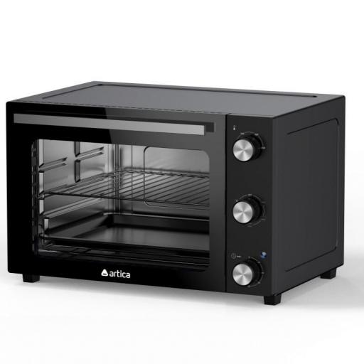 Horno de sobremesa Artica FLOWBAKE - 48L 1800W, Convección, Temporizador, Puerta Doble Cristal [3]
