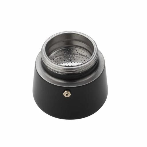 JATA HOGAR - Cafetera Italiana Inducción 9 Tazas Acero Inoxidable, Cafetera Moka Espresso para Todas las Cocinas, Fondo Full Induction, Asa Ergonómica, 500 ml [1]