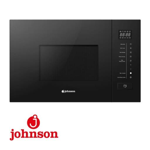 MICROONDAS JOHNSON ENCASTRE 20L 800W GRILL 1000W DISPLAY CRISTAL NEGRO [0]