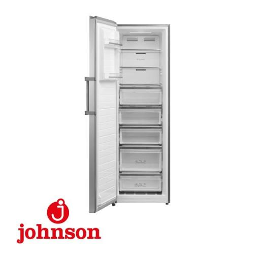 CONGELADOR VERTICAL JOHNSON 185X59.5X61.8 CM NO FROST 1P 273L CLASE E INOX [1]