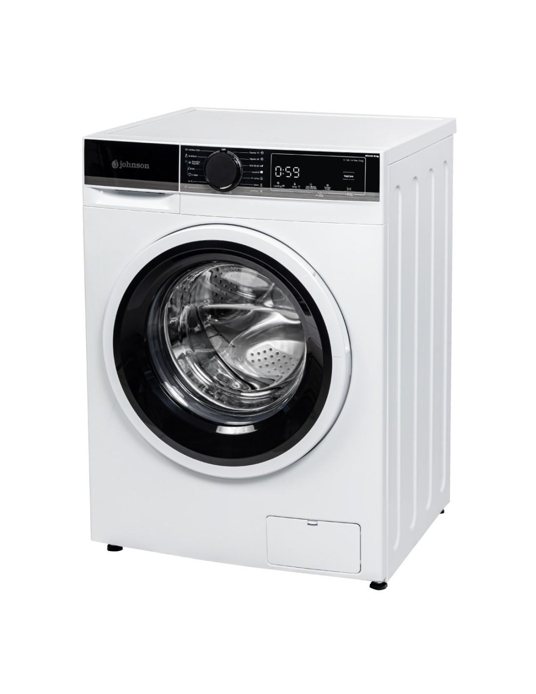 Lavadora 9 Kg johnson blanca A-10% 1400rpm funcion speed