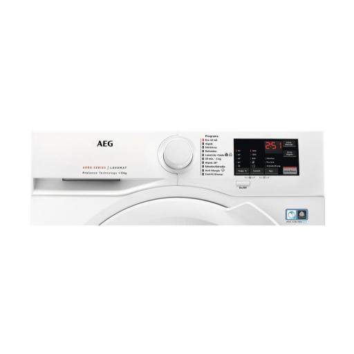Lavadora AEG Prosense - 10kg, Clase A, 1400rpm, Inverter, Modo Vapor Antialergias, Blanca [1]