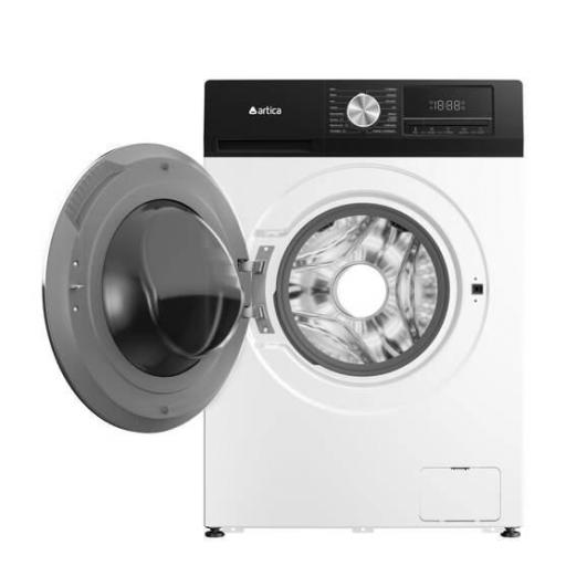 Lavadora Artica - 9 kg, 1400 rpm, Clase A-10%, 60 litros, 16 programas, inox oscuro [0]