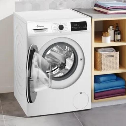 Lavadora Balay - 8 kg, 1200 rpm, Clase A, programable, 16 programas, Blanco [2]