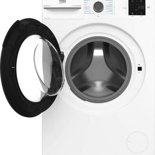 Lavadora Beko - 9 kg, 1400 rpm, EnergySpin, Clase A, Display, Blanco [1]