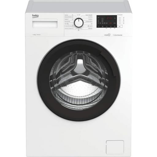 Lavadora carga frontal - Beko  10 kg, 1400 rpm, StainExpert, SteamCure, Blanco [0]