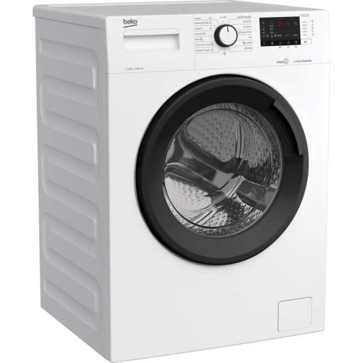 Lavadora carga frontal - Beko  10 kg, 1400 rpm, StainExpert, SteamCure, Blanco [1]