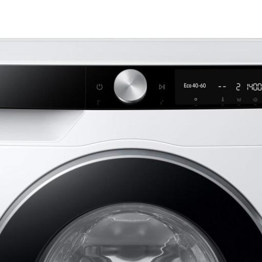 Lavadora Samsung - 10 kg, 1400 rpm, Clase A, AquaStop, SmartThings, Blanco, Negro [1]