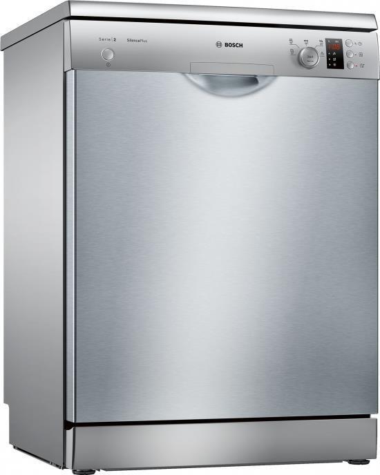 Lavavajillas Bosch - E, 12 Servicios, Media carga, Motor Ecosilence, Inox