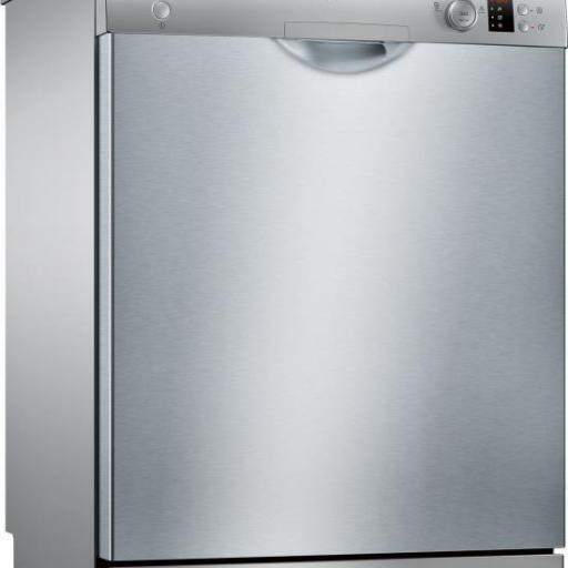 Lavavajillas Bosch - E, 12 Servicios, Media carga, Motor Ecosilence, Inox [0]
