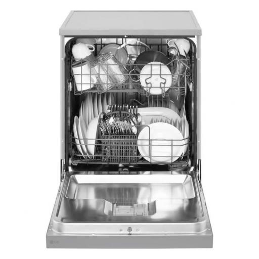 Lavavajillas LG - 13 Servicios, Clase E, 60 cm Ancho, Media carga, 46 dB, Inox [2]