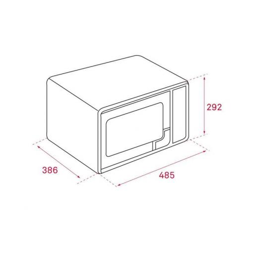 Microondas Teka Blanco - 800W + Grill, 23 Litros, 5 Potencias, Electrónico, 8 Menús [1]