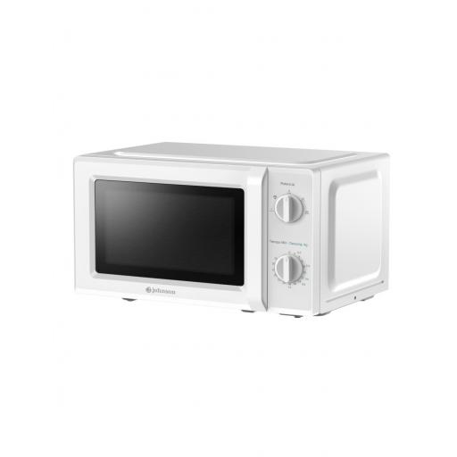 MICROONDAS JOHNSON 20L BLANCO JOMI20B1 sin grill