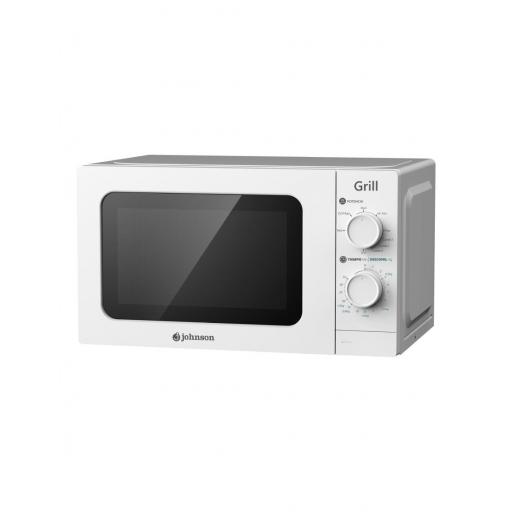 MICROONDAS JOHNSON 20L CON GRILL BLANCO JOMI20GB