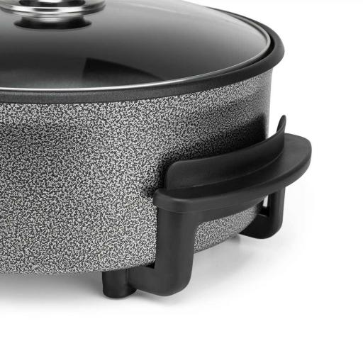 Olla eléctrica Orbegozo 30 cm, 1500W, capacidad 5 Litros, Tapa de cristal con asa y válvula de seguridad [2]