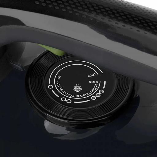 Plancha de vapor Jata 3000 W, Cerámica, 220 gr/min, Negro [3]