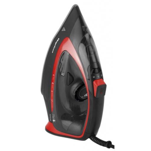 Plancha Megafesa - 3200 W, 238x122 mm, 300 ml, Cerámico, Negro, Rojo [3]