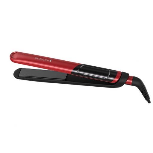 Plancha Pelo Remington  150-235 °C, revestimiento cerámica doble con proteínas de seda para un cabello suave y brillante Silk apagado automático, función de memoria, hasta 240 °C plancha  [1]