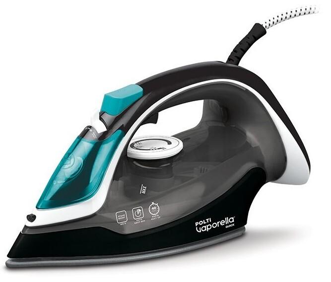 Plancha Polti Vaporella Quick - 2800 W, Suela de cerámica, 30 g/min, Golpe de vapor 180 g/min