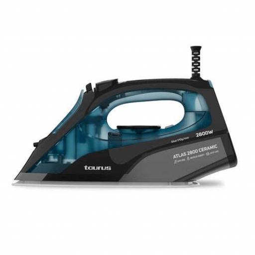 Plancha Taurus Atlas 2800 W - 170 g/min, 430 ml, Cerámico, Antiadherente, Negro, Azul [2]