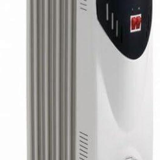 Radiador Aceite FM 1000 W, 5 Elementos, Termostato Seguridad, Recogecables