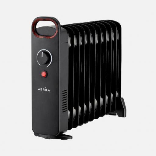 Radiador Aceite Lapacho 1000w Negro Termost.reg 11 Elementos Prot.seg.asa 38x46,5x14cm