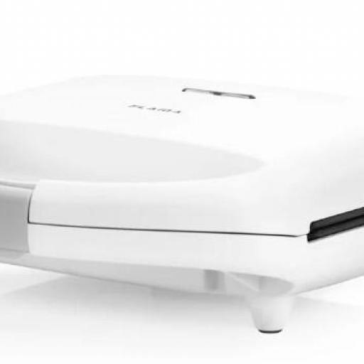 Sandwichera Flama 4912FL - 750 W, 2 Sándwiches, Blanco