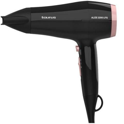 Secador Taurus Alize Lite - 2200W, 2 Velocidades/3 Temperaturas, Concentrador + difusor [0]
