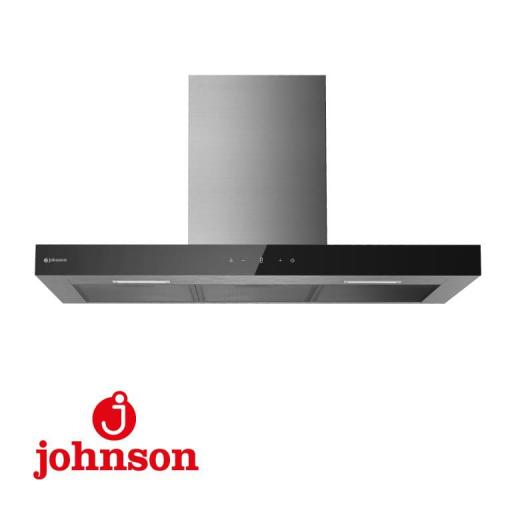 CAMPANA DEC. TIPO T JOHNSON 90cm frontal cristal negro