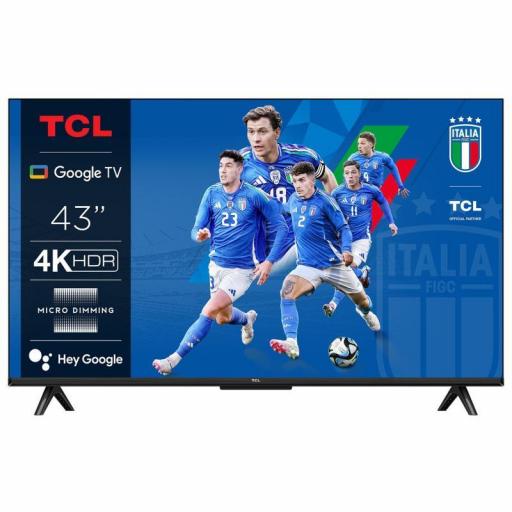 TV TCL 43" 4K HDR GOOGLE TV,MASTER 2.0	