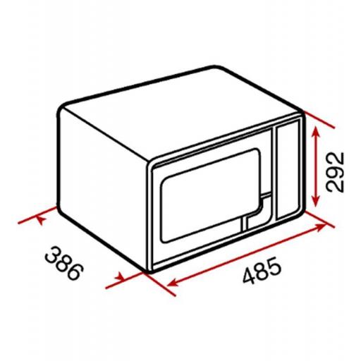 Microondas TEKA  23LInox 800w, Grill 1000w, Display [1]
