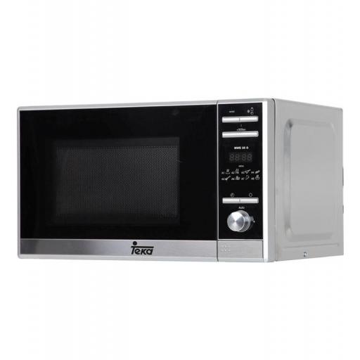 Microondas TEKA 20L  Inox 700w, Grill cuarzo 1000w, Display