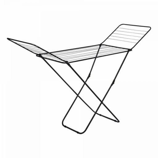 JATA HOGAR HTEN2370 - Tendedero Plegable con Alas 20 m, Acero Pintado, Tendedero Interior y Exterior, Compacto y Resistente, Alas para Sábanas y Toallas [0]
