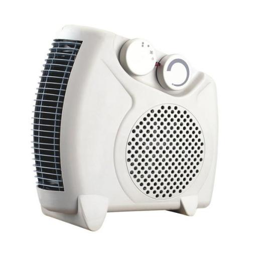 	Termoventilador Elec.grato 2000w Blanco Vertical/horizontal 2potencias 3funciones Termostato Reg. Asa 22,5x24,5x12cm