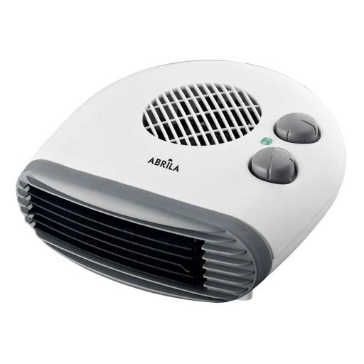  	Termoventilador Elec.grato 2000w Blanco Horizontal 2potencias 3funciones Termost.reg. 12x24x24 Cm