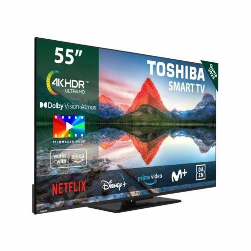 TV Toshiba 55" (139 cm), LED, 4K UHD, 60Hz, HDR, Smart TV, Dolby Vision, Dolby Atmos [1]